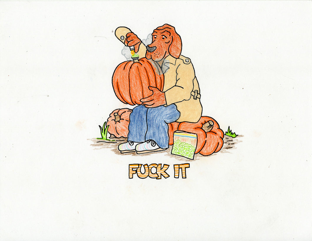 TAKE A BONG OUT OF PUMPKIN MCGRUFF