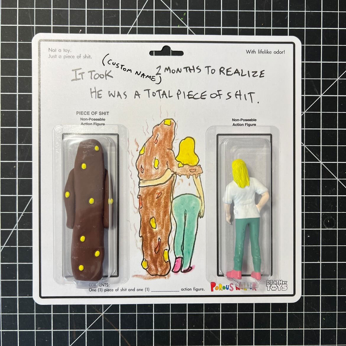 CUSTOM PIECE OF SHIT ACTION FIGURE