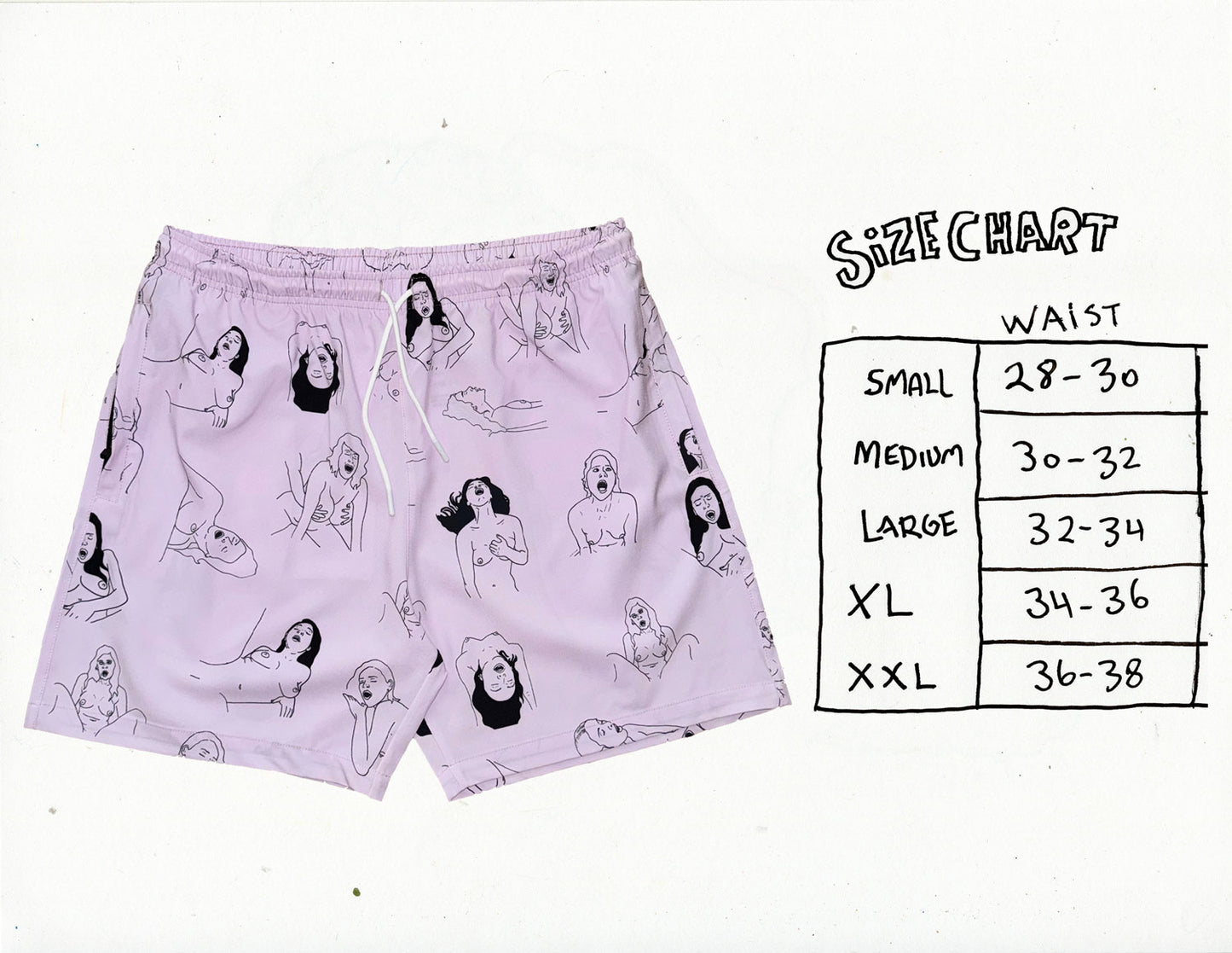“O” SHORTS (LAVENDER)
