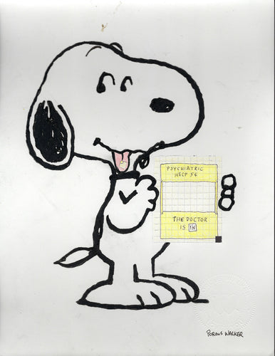 SNOOPY WITH SHEET