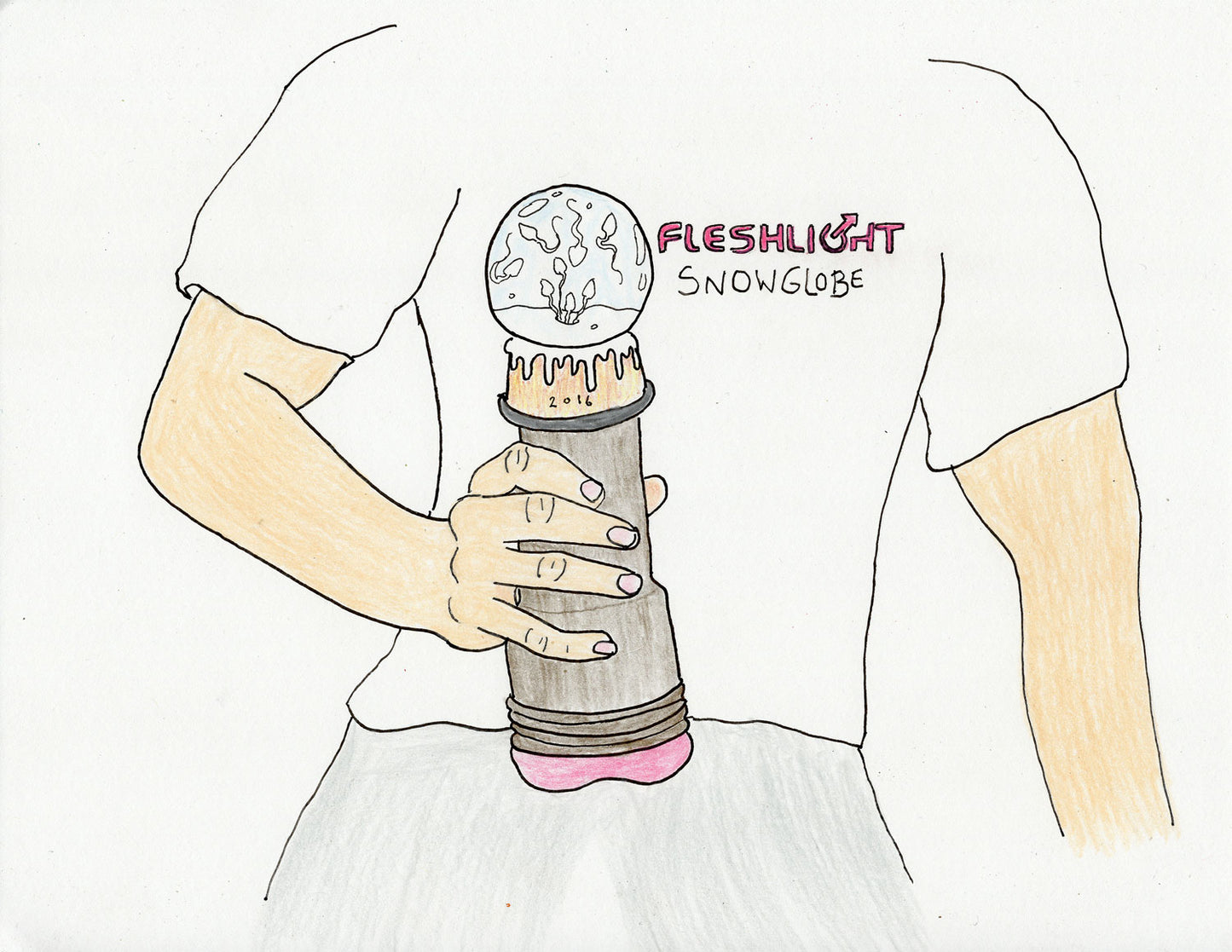 Rejected Fleshlight concepts (2 Original Drawings)