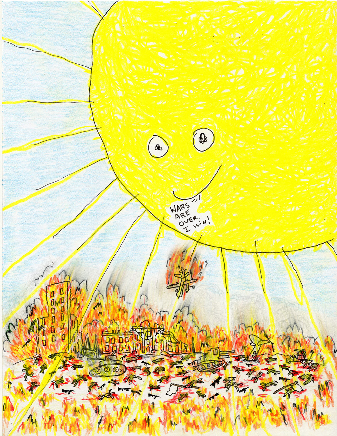 SUN WINS NO MORE WARS YOU MORONS