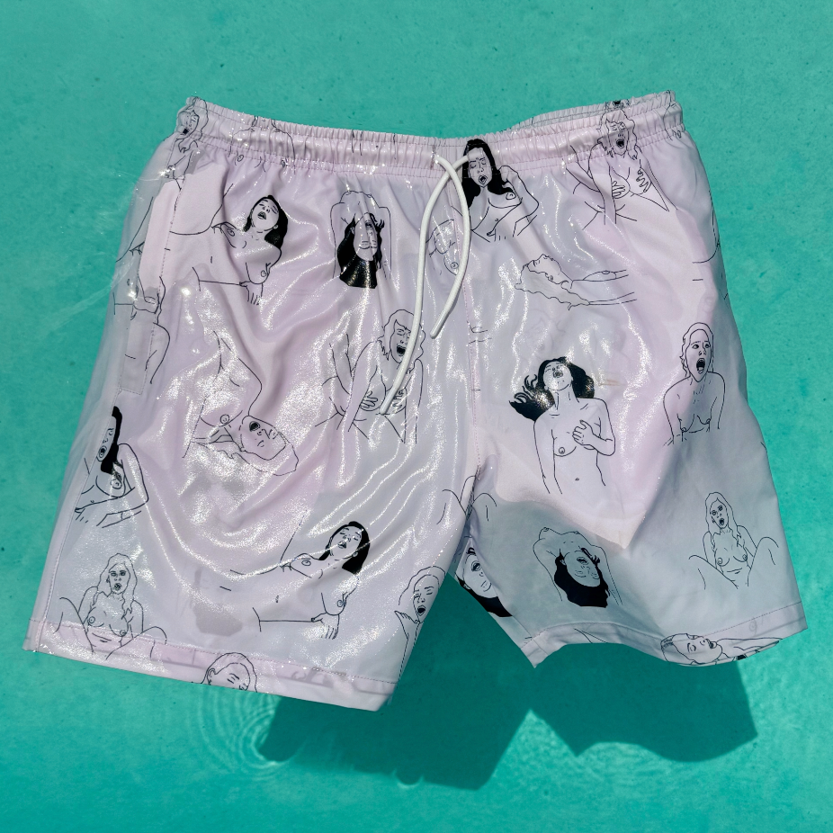 “O” SHORTS (LAVENDER)