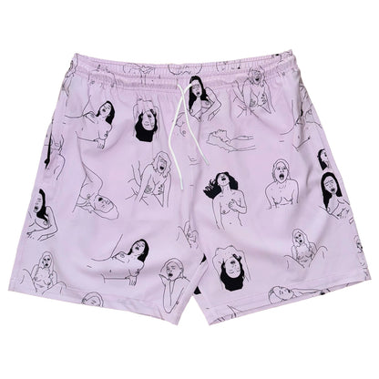 “O” SHORTS (LAVENDER)