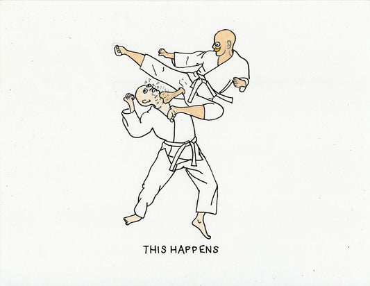 MARTIAL ARTS (2 ORIGINAL DRAWINGS)