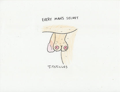 EVERY MANS SECRET (2 ORIGINAL DRAWINGS)