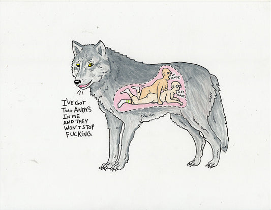 TWO ANDYS INSIDE ONE WOLF