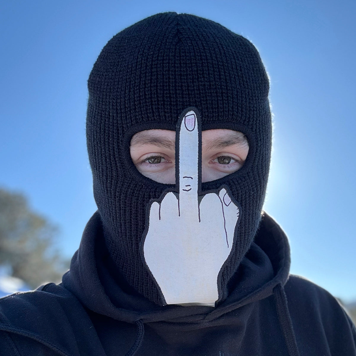 MIDDLE FINGER BALACLAVA