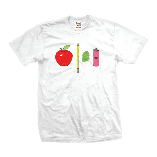 BREAK TIME TEE (WHITE)