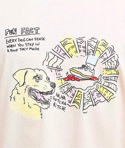 FUN FACT TEE (NATURAL)