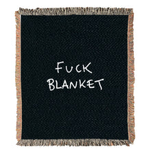 Load image into Gallery viewer, FUCK BLANKET (Black)