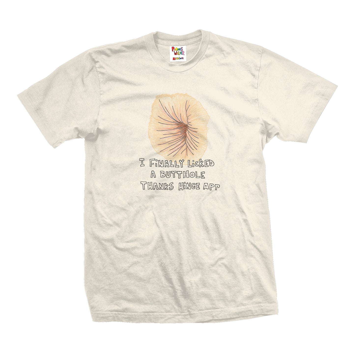 THANK YOU HINGE APP TEE (NATURAL)