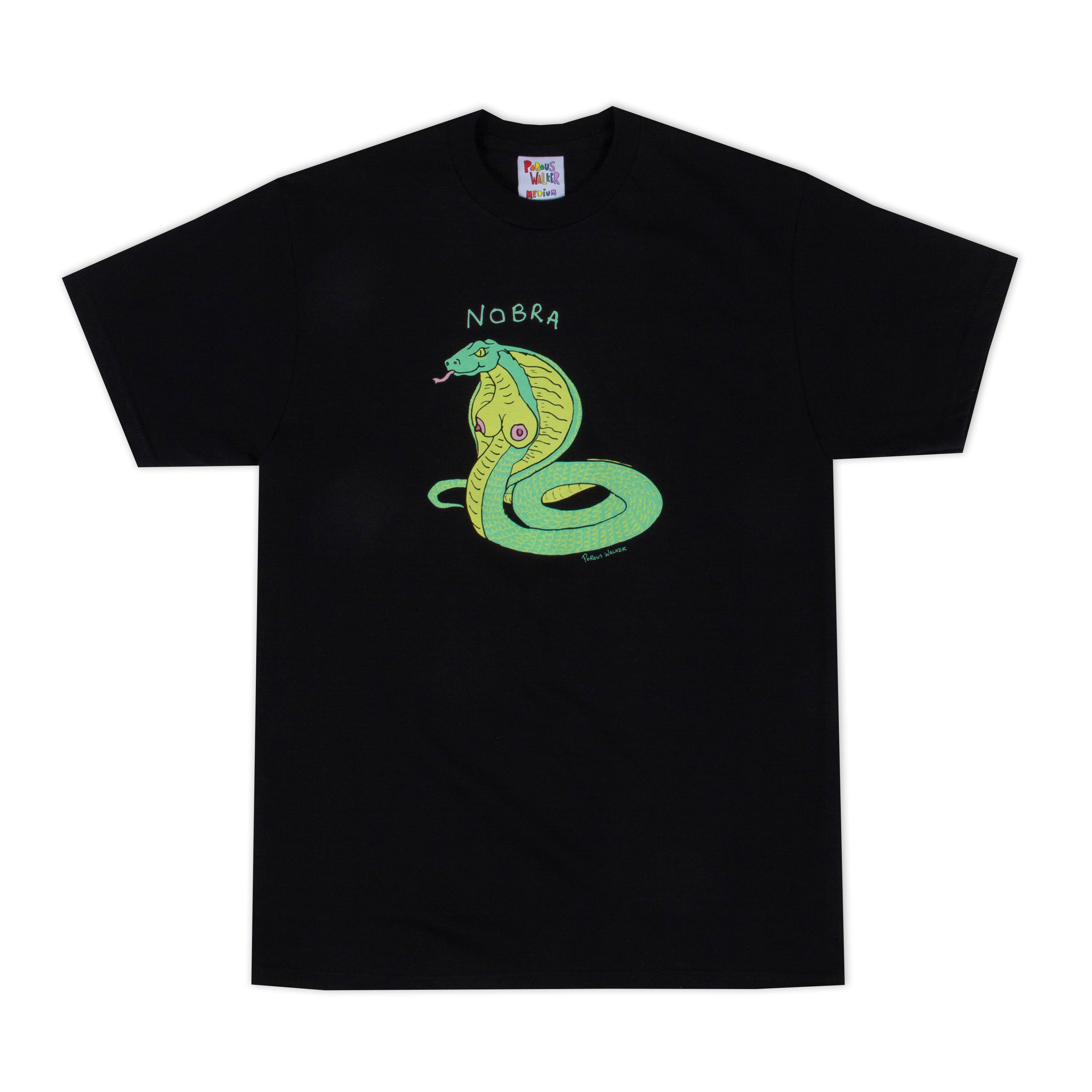 Nobra Tee (Black) – POROUS WALKER