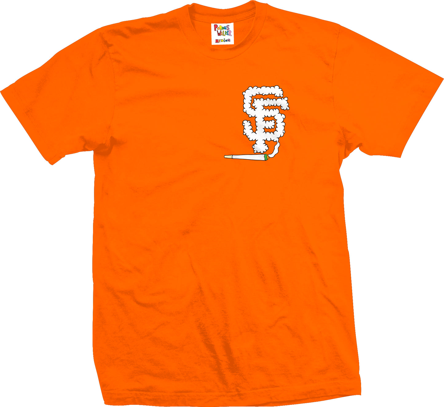 SF PUFFSMOKE TSHIRT ORANGE