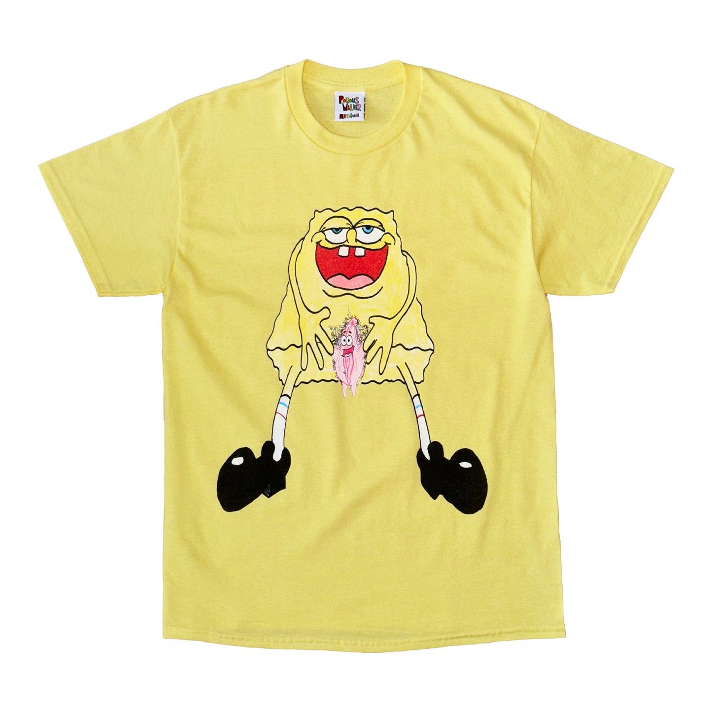 FREAKBOB TEE (YELLOW) + FREE PRINT
