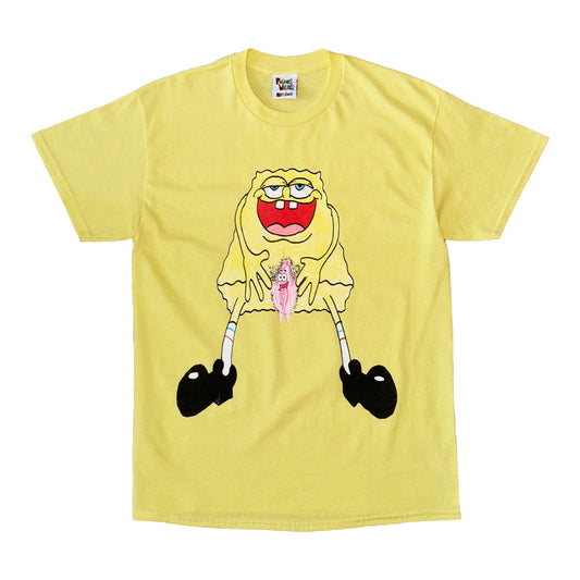 FREAKBOB TEE (YELLOW) + FREE PRINT