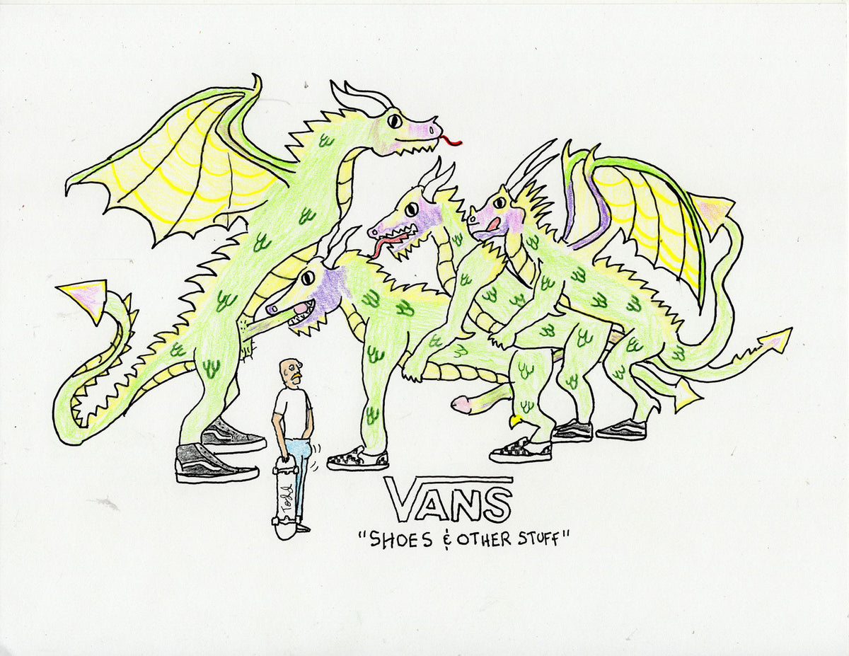 VANS SHOE AD DRAGONS