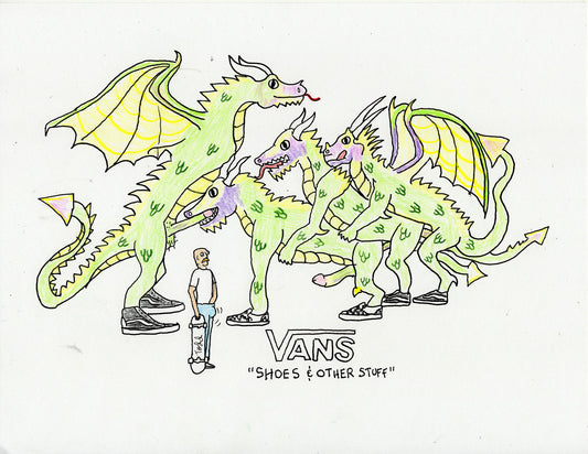 VANS SHOE AD DRAGONS