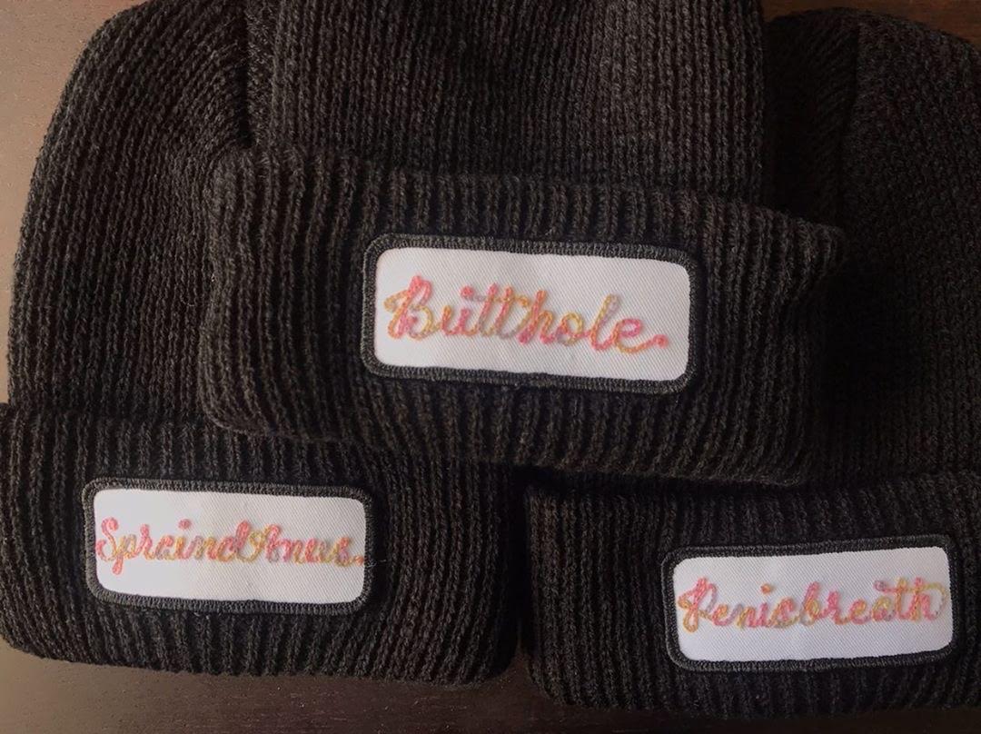 BEANIE + 2 LIMITED EDITION PRINTS + 2 FREE PINS + FREE LIMITED EDITION STICKER