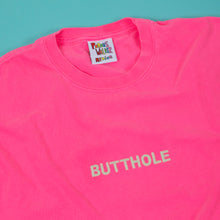 Load image into Gallery viewer, GLOW IN THE DARK BUTTHOLE Tee (NEON PINK)