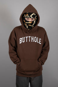 Butthole University Hoodie (Brown)