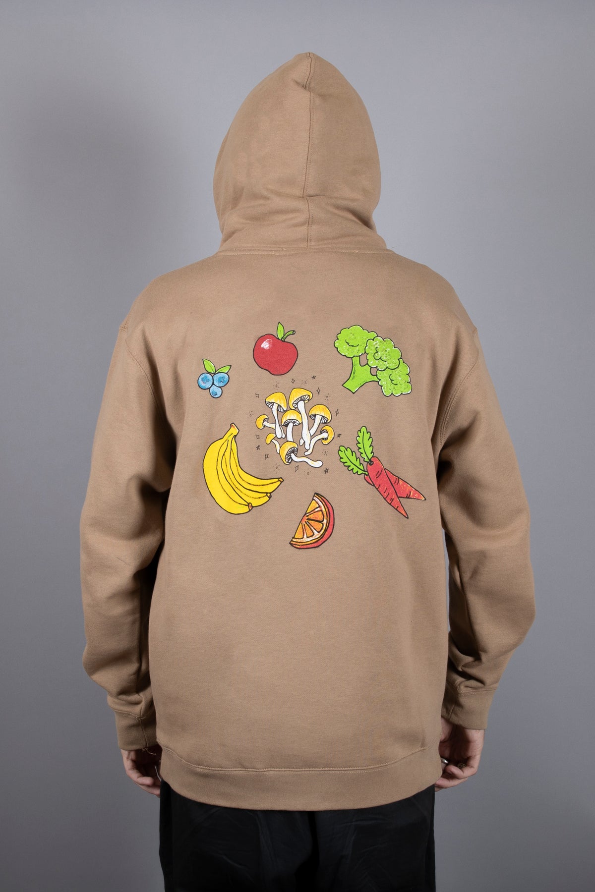 Eat Healthy Foods Hoodie (Sand)