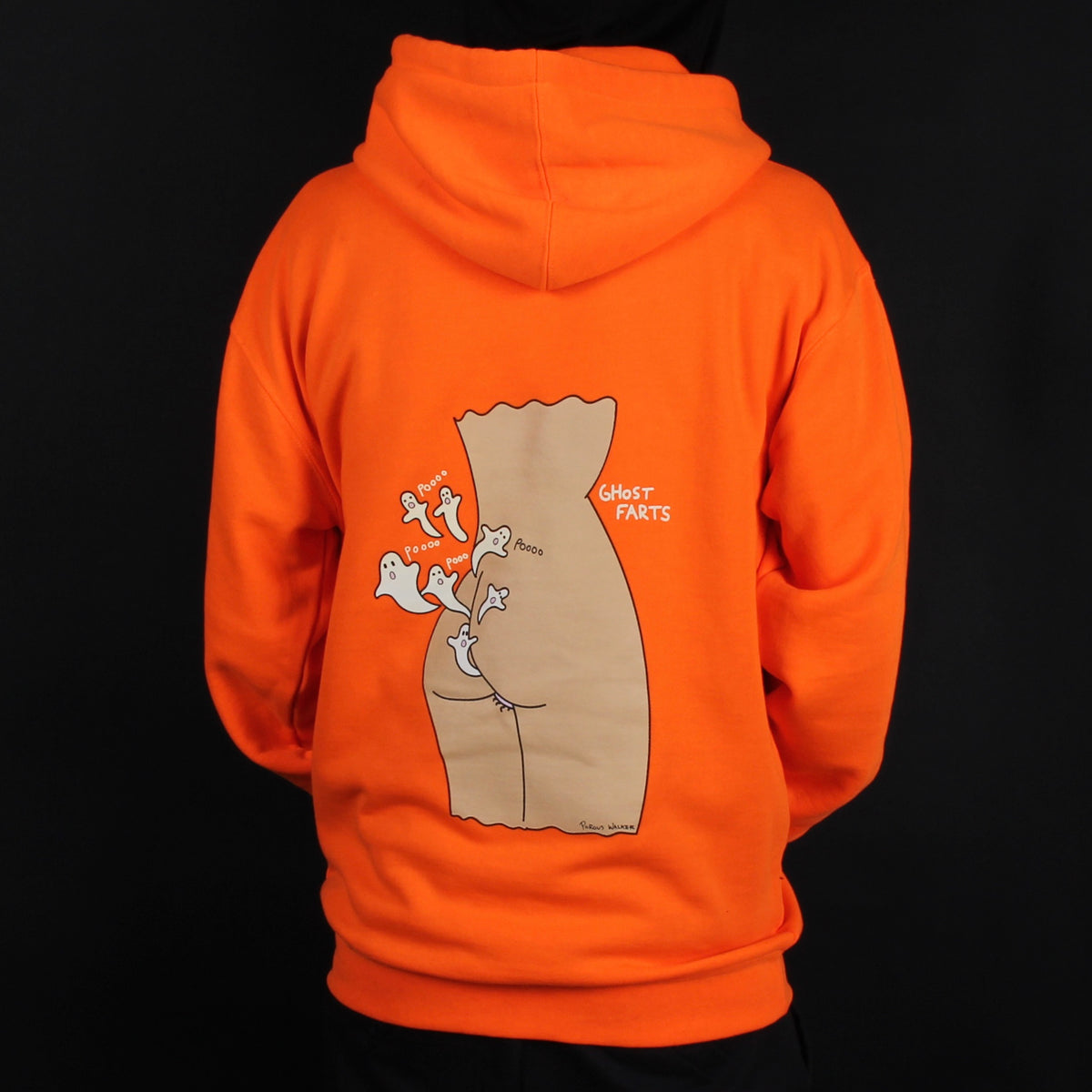 Ghost Farts Hoodie (Orange)