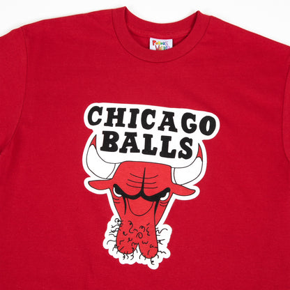 CHICAGO BALLS T SHIRT (BLACK, RED OR MINTY GREEN)