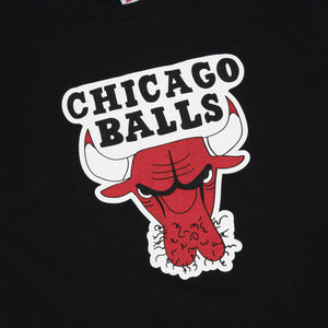 CHICAGO BALLS T SHIRT (BLACK, RED OR MINTY GREEN)
