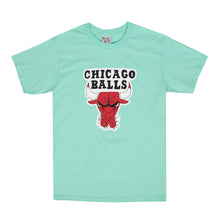 Load image into Gallery viewer, CHICAGO BALLS T (Black, Red or Minty Green)