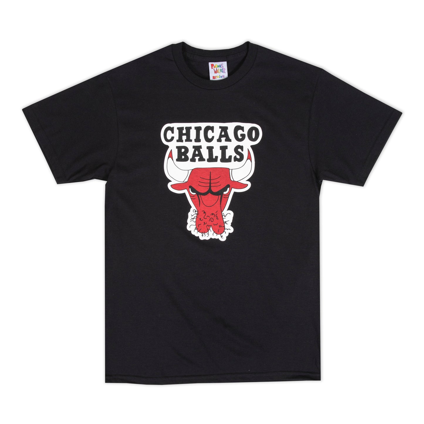 CHICAGO BALLS T SHIRT (BLACK, RED OR MINTY GREEN)