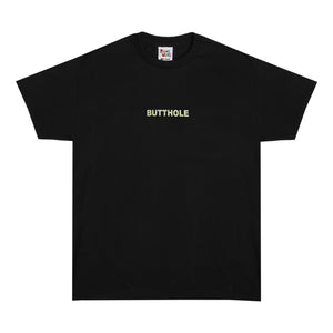 GLOW IN THE DARK BUTTHOLE Tee (Black)