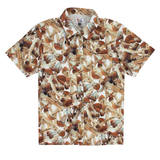 SHROOMS BUTTON UP