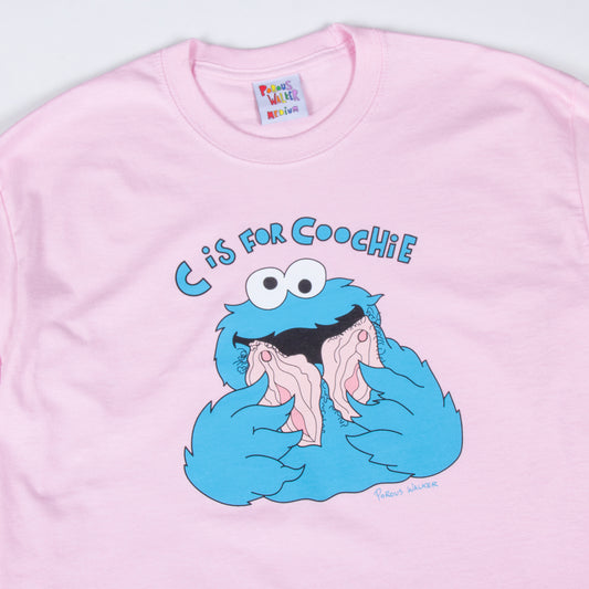 Coochie Monster LONGSLEEVE Tee (PINK)