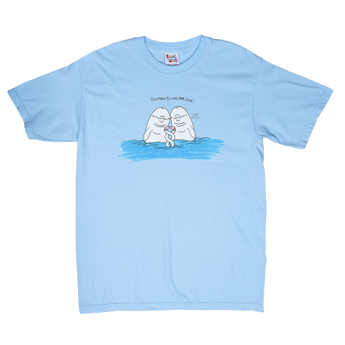 Dolphin Tee (Light Blue)