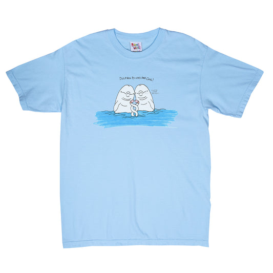Dolphin Tee (Light Blue)