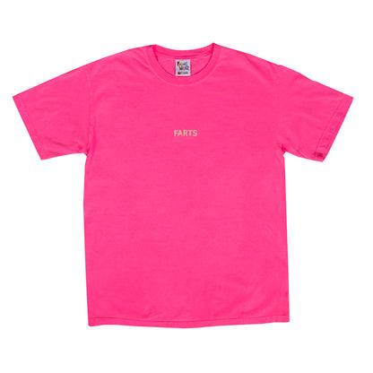 GLOW IN THE DARK FARTS Tee (NEON PINK)