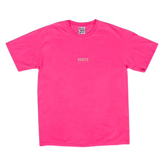 GLOW IN THE DARK FARTS Tee (NEON PINK)