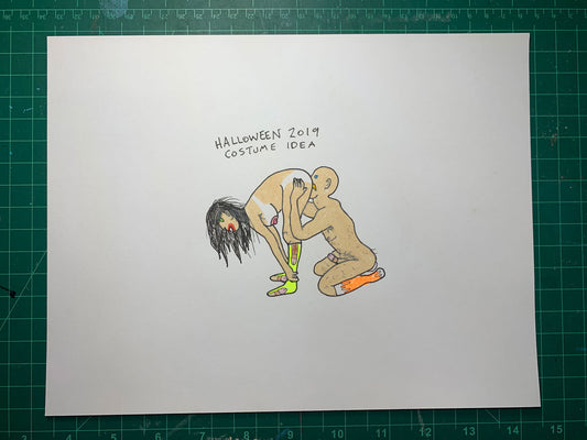HALLOWEEN COSTUME 2019 Original Drawing