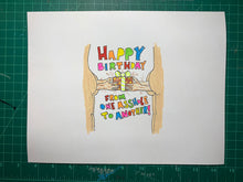 Load image into Gallery viewer, HAPPY BIRTHDAY Original Drawing