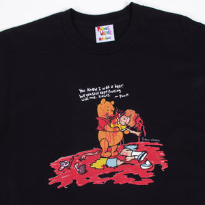 COMBO DEAL! POOH IDIOTS T & POOH BACON PRINT SIGNED (11"x14")