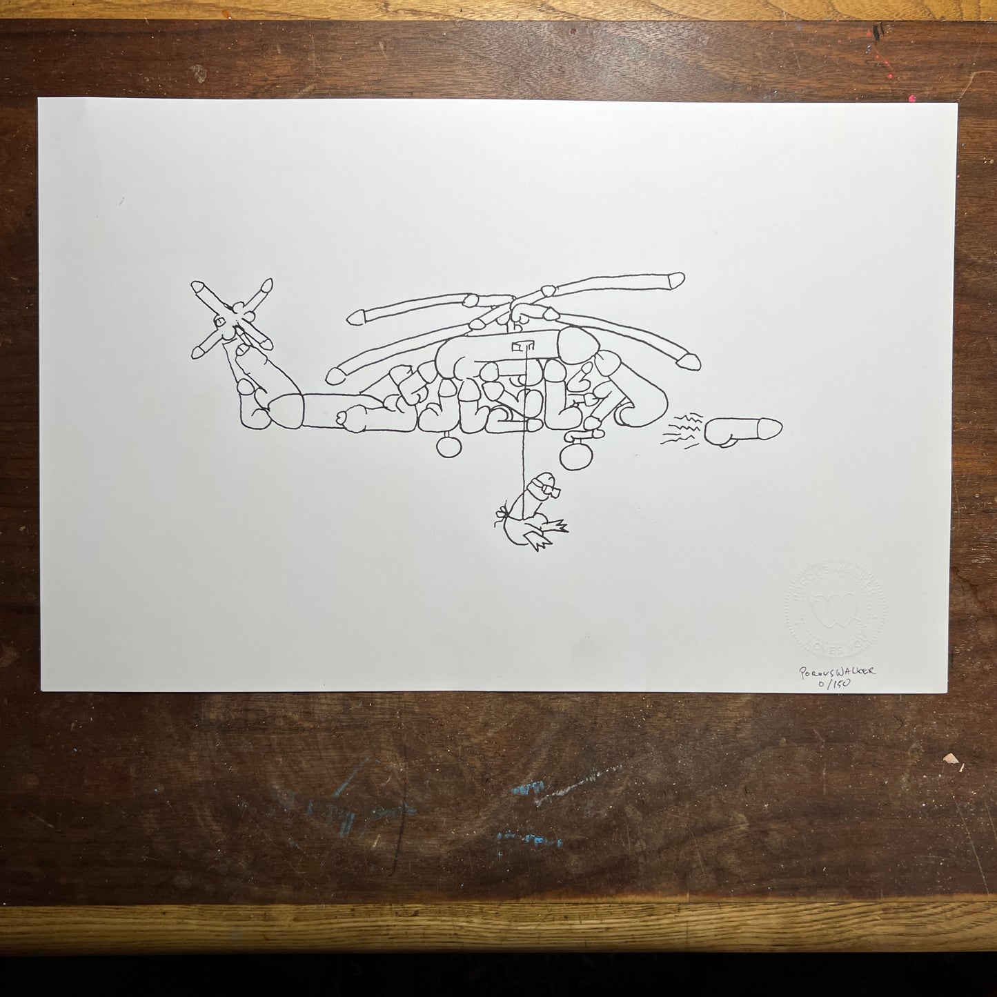 CHOPPER LIMITED EDITION 11"X17" PRINT