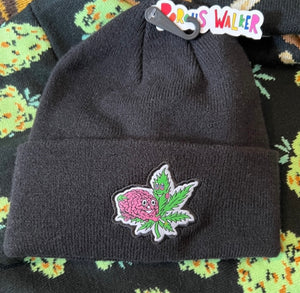 YOUR BRAIN ON WEED BEANIE (BLACK)
