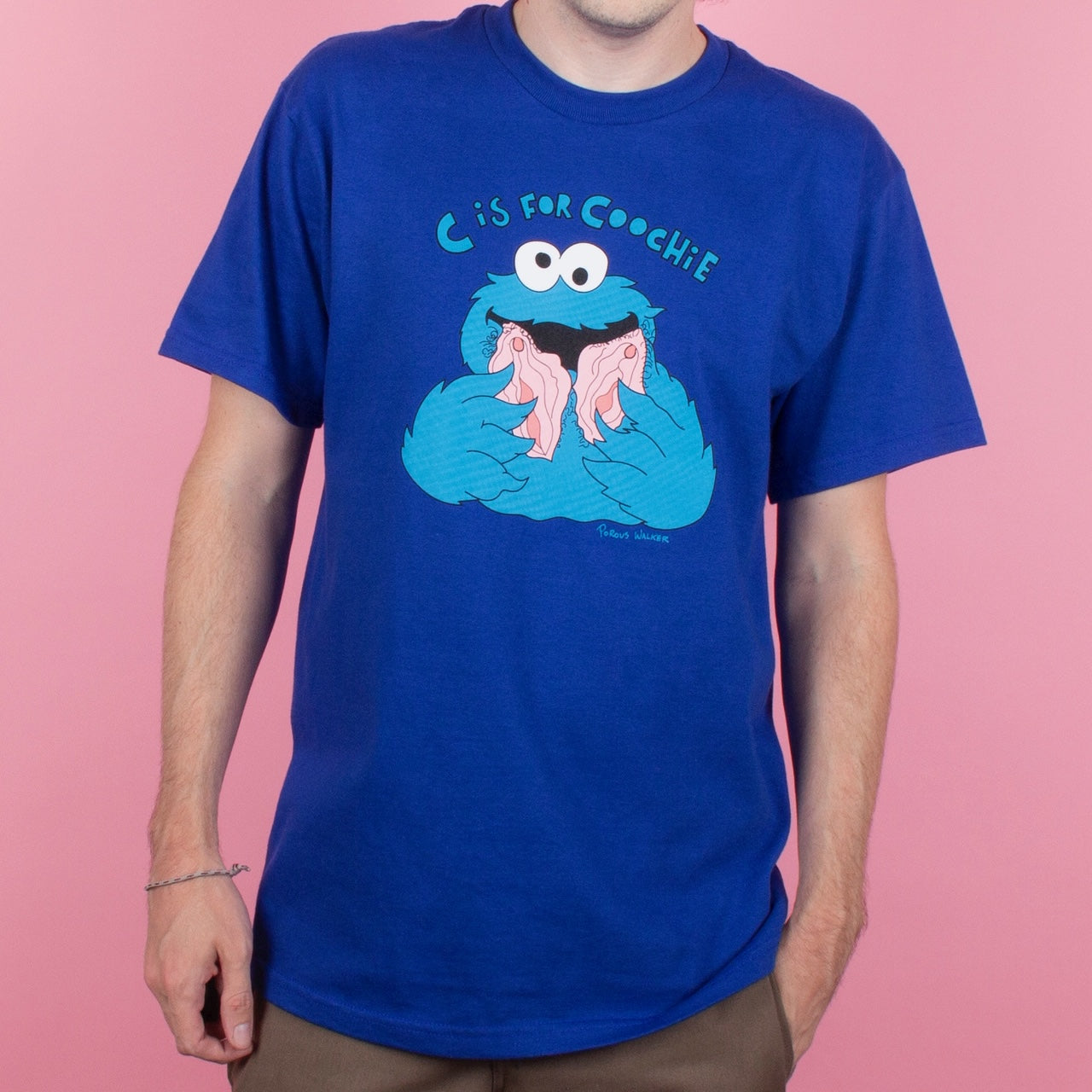 Coochie Monster Tee (Blue)