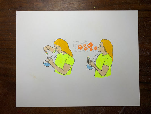 Bong Likes Original Drawing