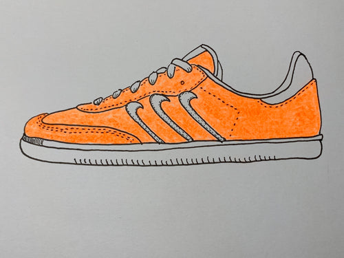 Nike Samba (Eric Koston-Staba Model) Original Drawing