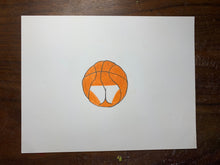 Load image into Gallery viewer, Bassketball Original Drawings (2 drawing set)