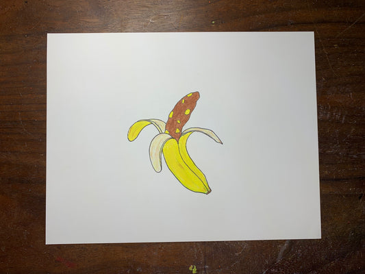 Normal Banana Original Drawing