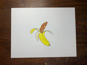 Normal Banana Original Drawing