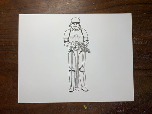 Stormtrooper Original Drawing